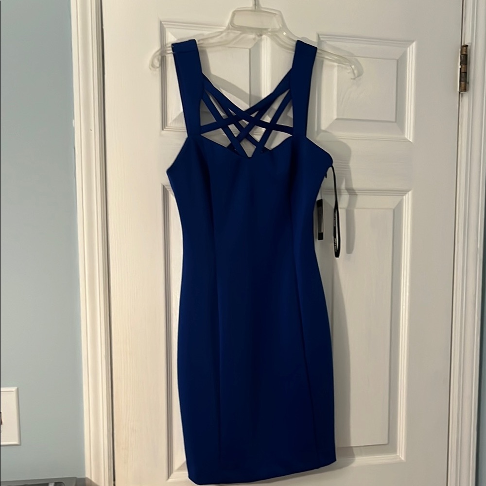 Guess Blue Sleeveless Dress New with Tags size 4